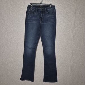 JEN 7 BLUE WOMENS SLIM BOOTCUT JEANS...SIZE:8